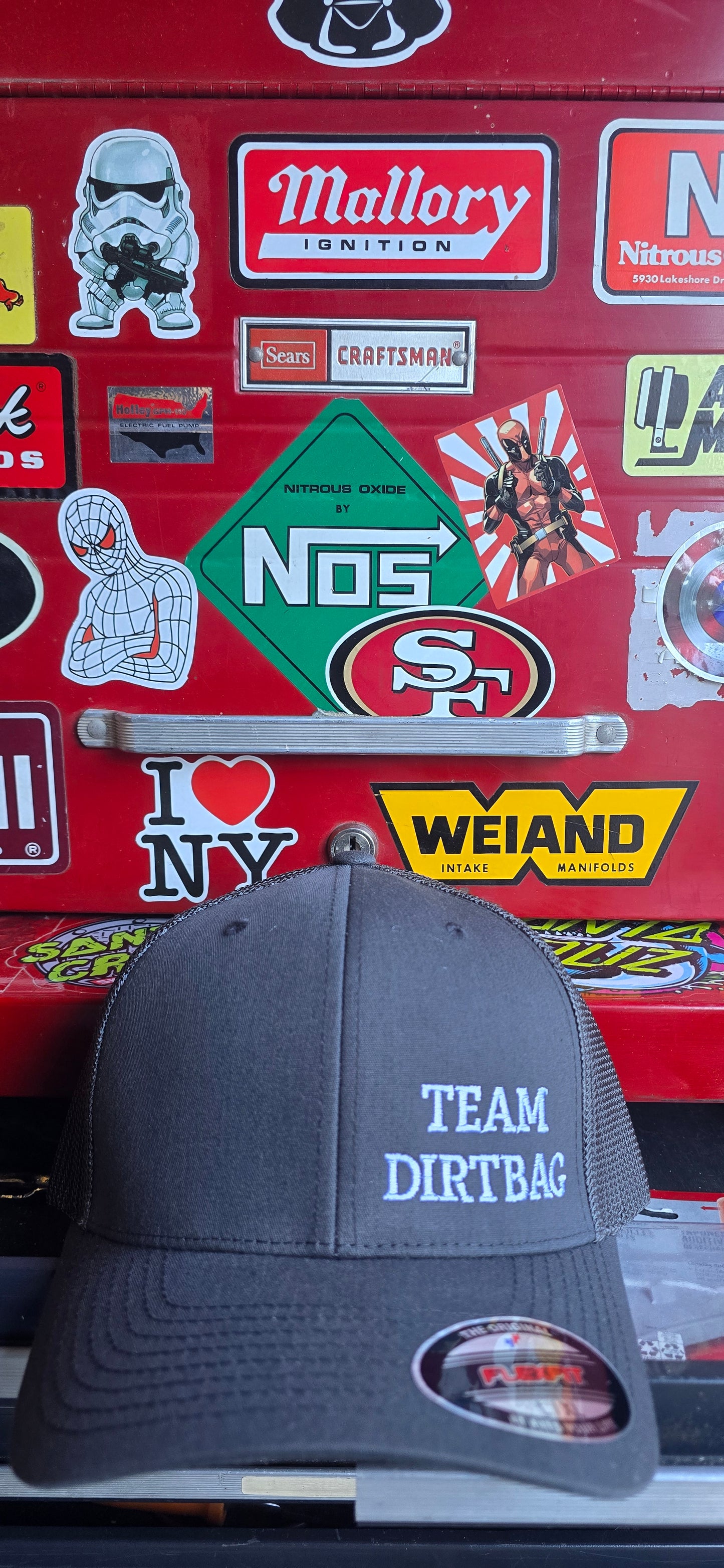 Black TDB Twill Flexfit Hat
