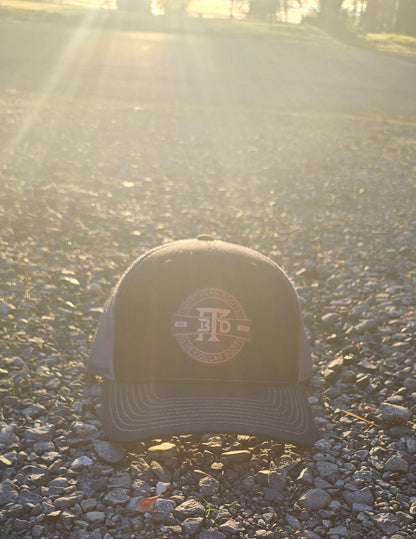 NRBB Grey/Black Gold Patched Trucker