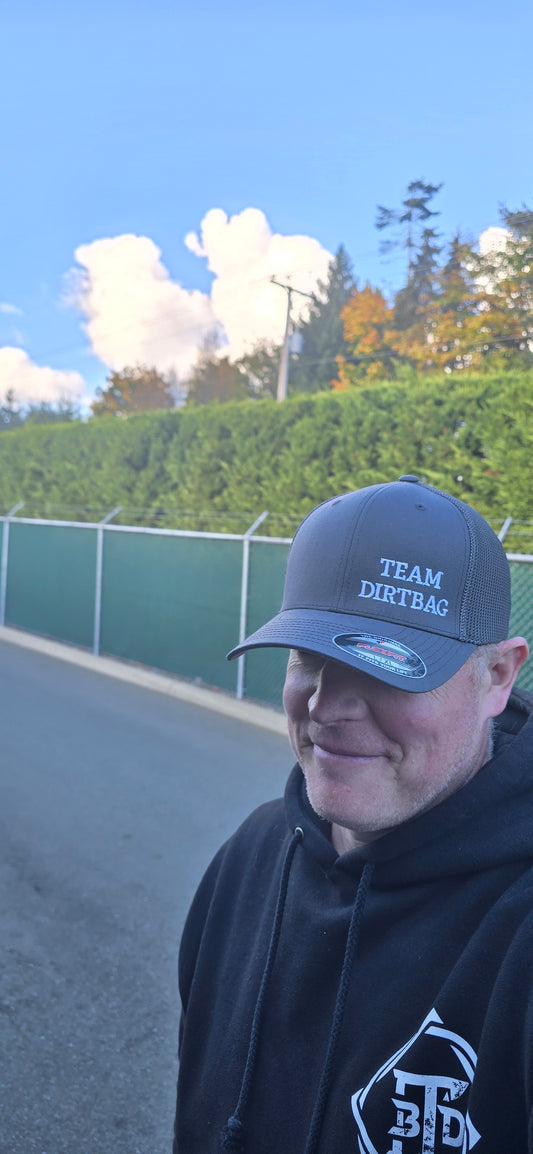 Black TDB Twill Flexfit Hat