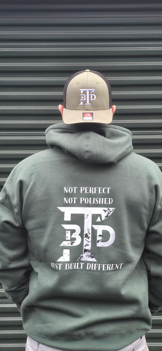 Not Perfect Skull Hoodie