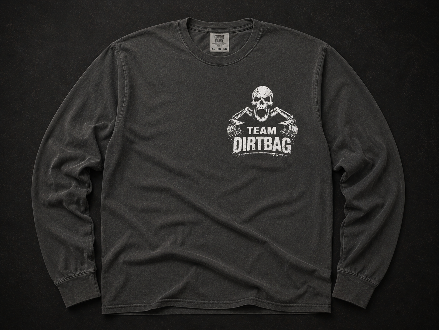 Skull and Steel Long Sleave