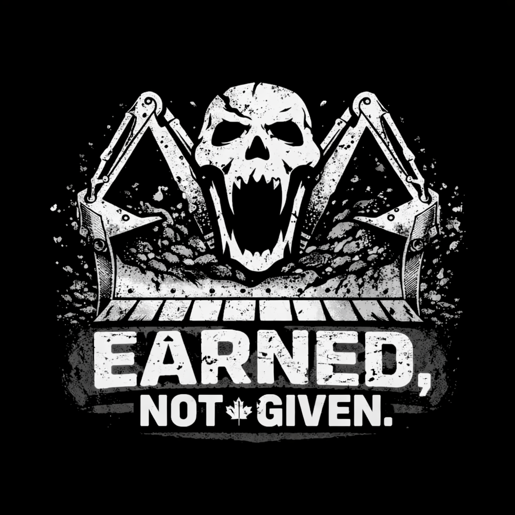 Earned Not Given Window Cling