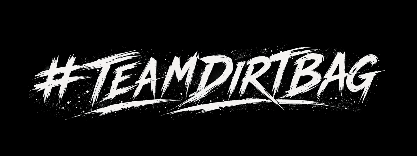 #Teamdirtbag Window Cling
