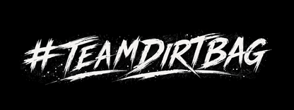 #Teamdirtbag Window Cling